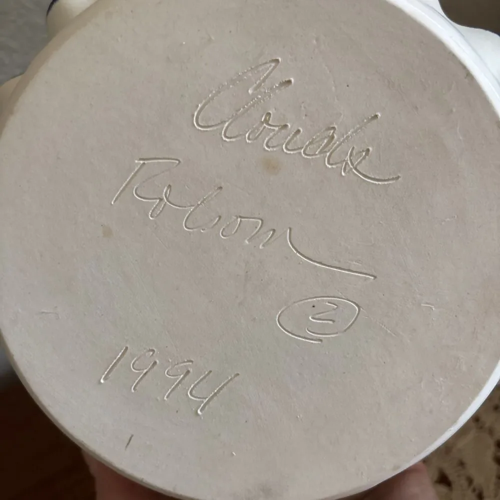 Vintage Clouds Folsom Apple Pattern Deep Dish Pie Cobbler Pan Ruffled 8
